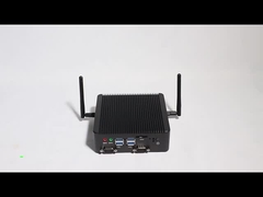 PC อุตสาหกรรมไร้พัดลม Celeron J4125 N4000 RS485 Linux DDR4 มินิคอมพิวเตอร์ 8GB