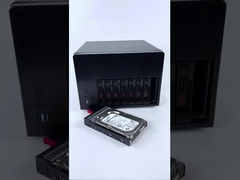 เซิร์ฟเวอร์ NAS N150 8-Bay โฮสต์อินเทอร์เฟซ NAS ตู้จัดเก็บข้อมูลแบบต่อพ่วงกับเครือข่าย