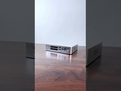 Intel Core i7-8705G พร้อม 8 LAN 2 HDMI 1 DC DDR4 RAM 64GB Industrial Mini PC