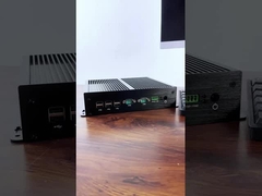 โปรเซสเซอร์ Intel Core I7-6500U พร้อม 4 LAN และ 2 COMs อินดัสเตรียล มินิพีซี