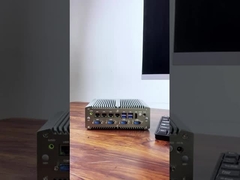 โปรเซสเซอร์ Intel Core I7-10510U พร้อม LAN สี่ช่องและ COM หกช่อง Industrial Mini PC