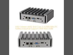 มินิพีซีไร้พัดลม: Celeron J6412 i5-6200U OEM ODM