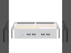 มินิพีซี J1900 Dual Ethernet โรงไฟฟ้าสำหรับสำนักงาน