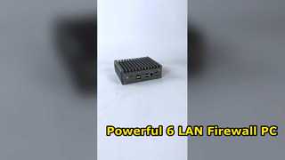 มินิพีซีไฟร์วอลล์โปรเซสเซอร์ Intel N100 พร้อม 6 LAN 1 HD-MI 1 DP