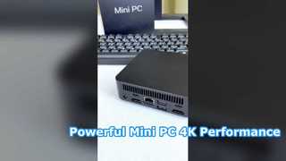 มินิพีซีโปรเซสเซอร์ Intel N250 พร้อมพอร์ต 1 Gigabit Ethernet 2HD-MI 1Type-C สำหรับโฮมออฟฟิศและเกม