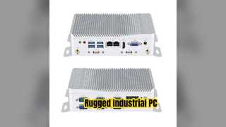 พีซีอุตสาหกรรม 6 COM Dual LAN Fanless J1900