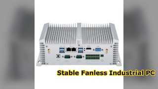 พีซีอุตสาหกรรมไร้พัดลม Dual LAN Dual COM