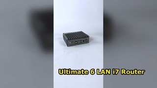 ซอฟท์เราเตอร์โปรเซสเซอร์ Intel Celeron J6412 พร้อม 6 Lan 1 HD-MI 1 DP
