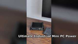 มินิพีซีอุตสาหกรรมไร้พัดลมสำหรับโปรเซสเซอร์ Intel Core U5 135U