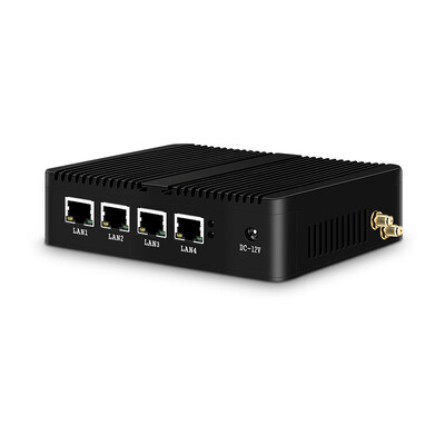 ซื้อ อินเทล J1900 มินิ พีซี ไฟเวิล PFsense 4 Gigabit LAN Win10 รองรับจอคู่ การผลิตออนไลน์