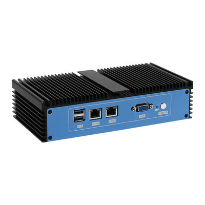 ซื้อ Intel 3865U Celeron Mini PC Router พร้อมแปด Ethernet DDR4 16GB RAM ฟันไร้เย็น การผลิตออนไลน์