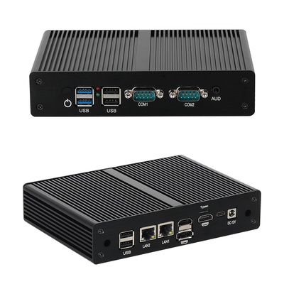 ซื้อ Intel N100 With 16 GB 2 LAN 2 COMs Fanless Industrial Mini PC online manufacture