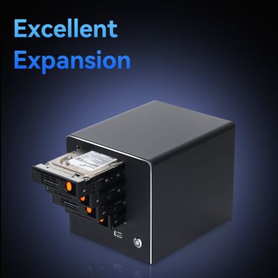 ซื้อ NAS Server N2940 เครือข่ายเดี่ยว สี่-Bay Host Attached storage Enclosure การผลิตออนไลน์