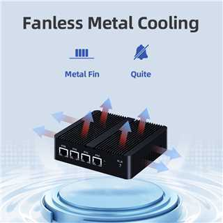 ซื้อ Intel N150 Processor With Four LAN and Dual COM 1HDMI 1DP Industrial Mini PC การผลิตออนไลน์