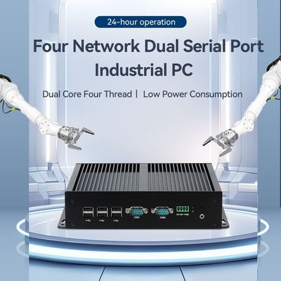 ซื้อ Intel Core I7-6500U Processor With Four LAN and Dual COMs  Industrial Mini PC การผลิตออนไลน์