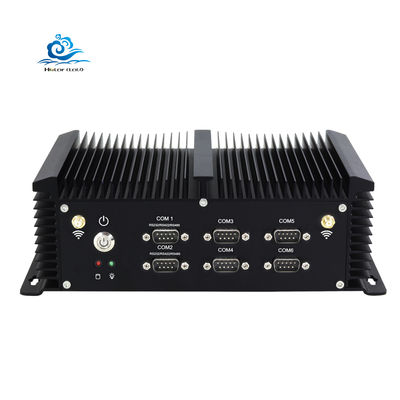 ซื้อ Intel Core i5-4200U Industrial Mini PC พร้อม 6*RS232 RS422 RS485 8*USB และ IP68 วัด Fanless Embedded Computer การผลิตออนไลน์
