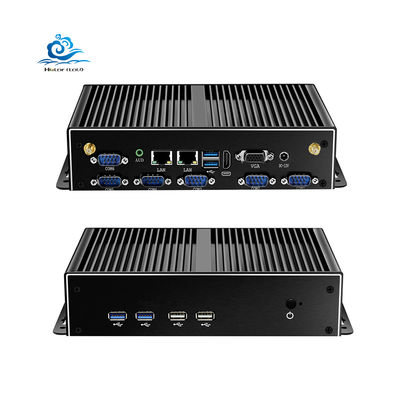 ซื้อ Industrial Mini PC with 6 RS232 Ports Low Power 12V and 6 USB Ports Fanless Design for Embedded Applications การผลิตออนไลน์
