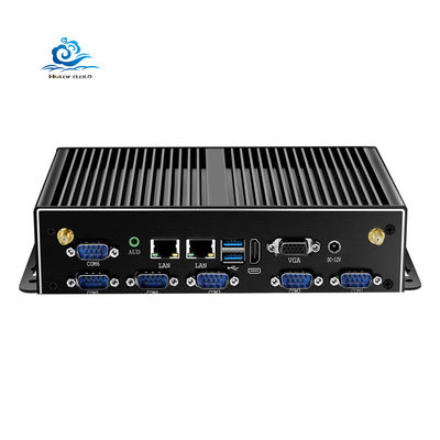 ซื้อ คอมพิวเตอร์อุตสาหกรรมไร้พัดลมพร้อม Intel Core i5-7200U 2 Gigabit NIC RS485 RJ45 Mini PC การผลิตออนไลน์