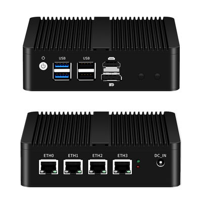 ซื้อ ซีพียู Celeron N5105 พร้อม LAN 4 พอร์ต และ 1HDMI 1DP มินิพีซีสำหรับเครือข่าย การผลิตออนไลน์