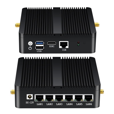 ซื้อ 6 Ethernet Firewall มินิคอมพิวเตอร์ Intel Celeron J1900 พร้อม RAM DDR3L และ SSD MSATA การผลิตออนไลน์