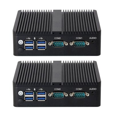 ซื้อ Intel Celeron J6412 Industrial Mini PC 4 Core 4 Thread พร้อม LAN สองสาย COM สองสาย การผลิตออนไลน์