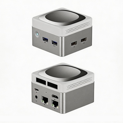 ซื้อ คอมพิวเตอร์ Intel N100 Mini Cube คอมพิวเตอร์ LPDDR5 Dual Gigabit Ethernet RJ45 คอมพิวเตอร์เล็กสําหรับบ้าน การผลิตออนไลน์