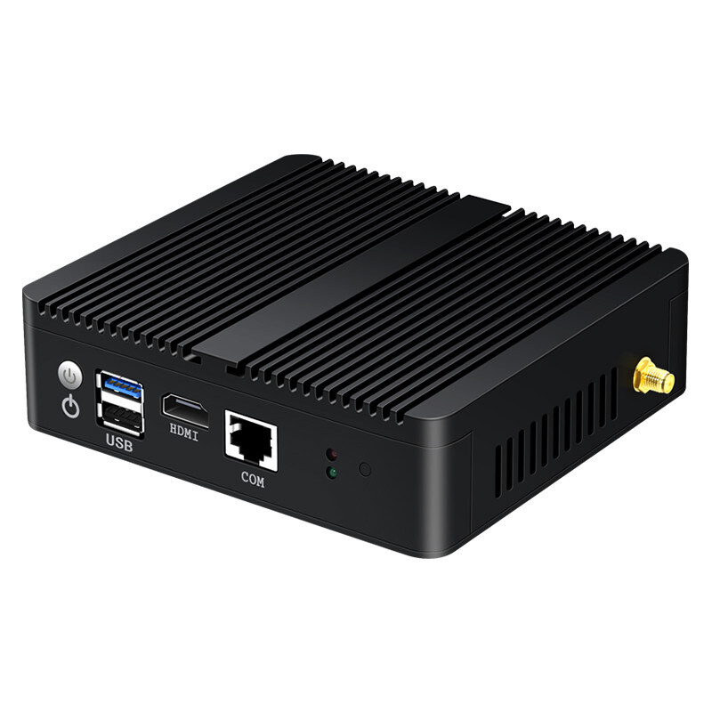 Mini Pc Opnsense Router Intel Fanless Mini PC Router Pfsense พร้อมความจํา 6 LAN 8G และคอนโซล RJ45