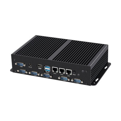 คอมพิวเตอร์อุตสาหกรรมขนาดเล็กไร้พัดลม Intel Core Series Processor 1115G4 3LAN 6COM DDR4 RAM