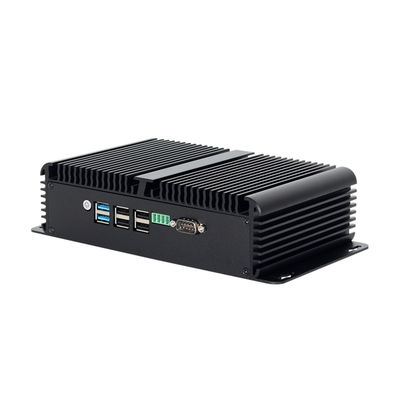 DDR4 16G แรม อินเทล N100 Fanless Industrial Mini PC 4 LAN Dual COM Linux พร้อม WIFI