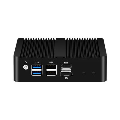 อินเตอร์ N100 DDR5 16GB มินิ ไฟเวิร์วอลล์ PC กับ ลินูคัส 4 LAN โปรแกรม Router