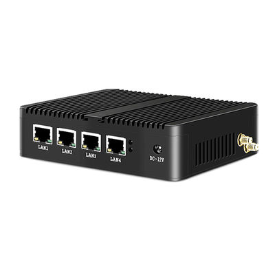 4 LAN DDR3L Firewall Router Fanless มินิพีซี Intel Celeron ซีรีส์ J1900