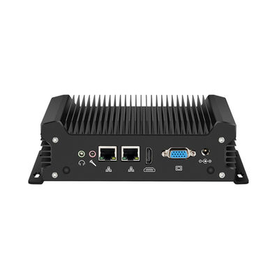 Intel Core Series Processor คอมพิวเตอร์อุตสาหกรรมไร้พัดลม มินิพีซีด้วย LAN สองแบบ COM สองแบบ