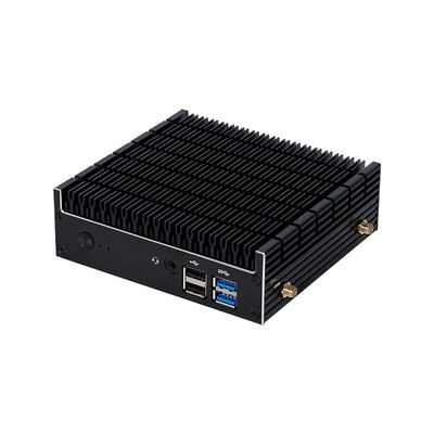 Intel Pentium Gold 5405U Mini Fanless PC DDR4 64GB ลินูคัสสําหรับสํานักงานในบ้าน