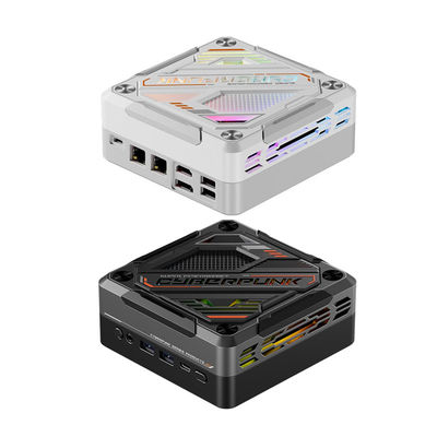 AMD Ryzen R7 7840HS มินิคอมพิวเตอร์ Dual LAN DDR5 64GB Gaming มินิคอมพิวเตอร์ด้วยแสง