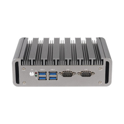 Intel Core I5-6200U มินิพีซีอุตสาหกรรมไร้พัดลม พร้อม RS232 COM Dual LAN DDR4