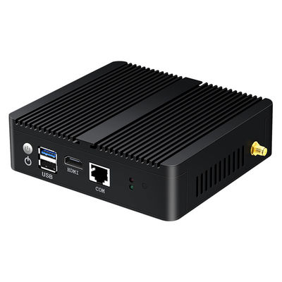Intel Fanless Mini PC Router Pfsense พร้อมความจํา 6 LAN 8G และคอนโซล RJ45
