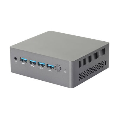 Celeron N5095 พลาสติก อินเทล มินิคอมพิวเตอร์ด้วย LAN สองแบบ DDR4 16G Wifi และแฟน