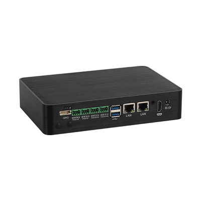 Dual LAN 4COM ARM RK3568 อุตสาหกรรมคอมพิวเตอร์ DDR4 8G EMMC 16G แอนดรอยด์ 11 ลงในคอมพิวเตอร์เล็ก