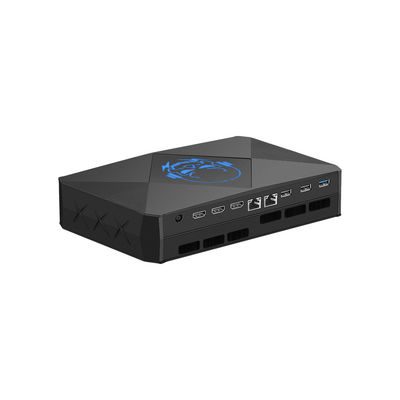 Intel Core I9 11900H DDR4 มินิพีซีสําหรับสํานักงาน พร้อม 3 HDMI รองรับจอ 4K