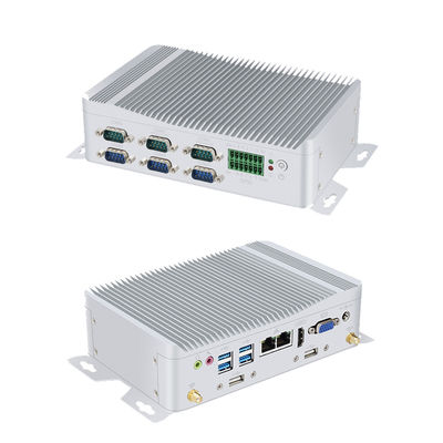 Intel Core i3 Industrial Fanless PC มินิพีซีพร้อม GPIO และ DDR4 16G 6COM