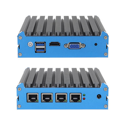 Intel Celeron Series Firewall มินิคอมพิวเตอร์ด้วย 4 RJ45 2.5G Ethernet Linux