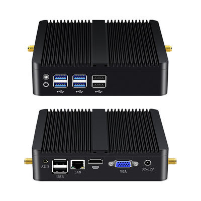 Intel Core Series Fanless Home Office Mini PC พร้อม DDR3L ถึง 8G และ 8USB Port