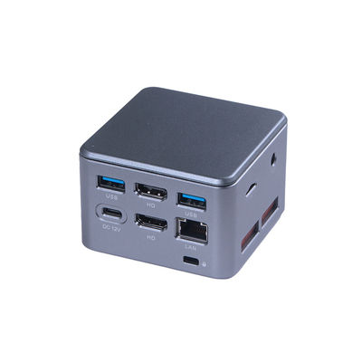 Intel Celeron N5105 มินิ พีซี พอร์ตพอร์ตเกม พีซี LPDDR4x 16GB ด้วย LAN เดียว HDMI สอง