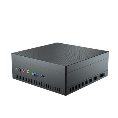 AMD Athlon Gold 3150U มินิพีซีสีดํา พร้อมชาสซี่สแตนเลียมสําหรับสํานักงานบ้าน