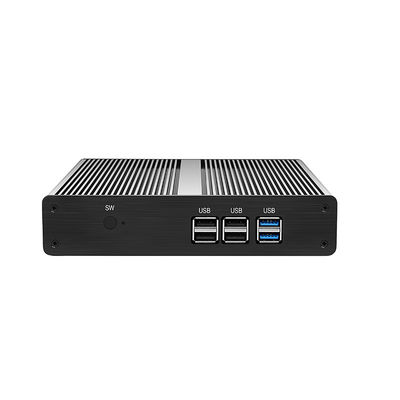 Intel Celeron Processor มินิคอมพิวเตอร์ พร้อมชัสซี่สีดํา DDR3 แรม 8GB สําหรับบ้าน