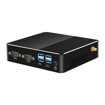 Intel Core i7 8550U PC อุตสาหกรรมไร้แฟน พร้อม DDR4 16G RAM mSATA แฮร์ดดิสก์ WiFi