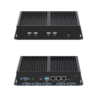 คอมพิวเตอร์อุตสาหกรรม พร้อม Intel Celeron J6412 16GB RAM สามเอเธิร์นและลมเย็น