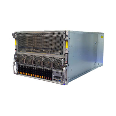ซุปเปอร์เซอร์เวอร์ ซูเปอร์ไมโคร SYS-821GE-TNHR 8 NVIDIA H100 GPU Air Cooled AI Server