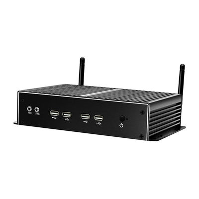 Intel Core i7 10510U Industrial PC Dual Ethernet 6COM Industrial PC สร้างในระบบ GPIO