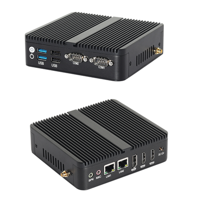 โปรเซสเซอร์ Intel Celeron J6412 พร้อม RAM DDR4 16GB และพัดลมระบายความร้อนแบบอุตสาหกรรม 2 ตัว (Fanless PC)